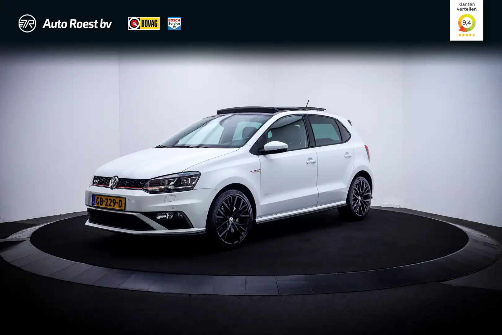 Volkswagen Polo GTI 1.8 TSI DSG ORG NL! PANO | FULL LED | SPORT SELECT Wit - 1