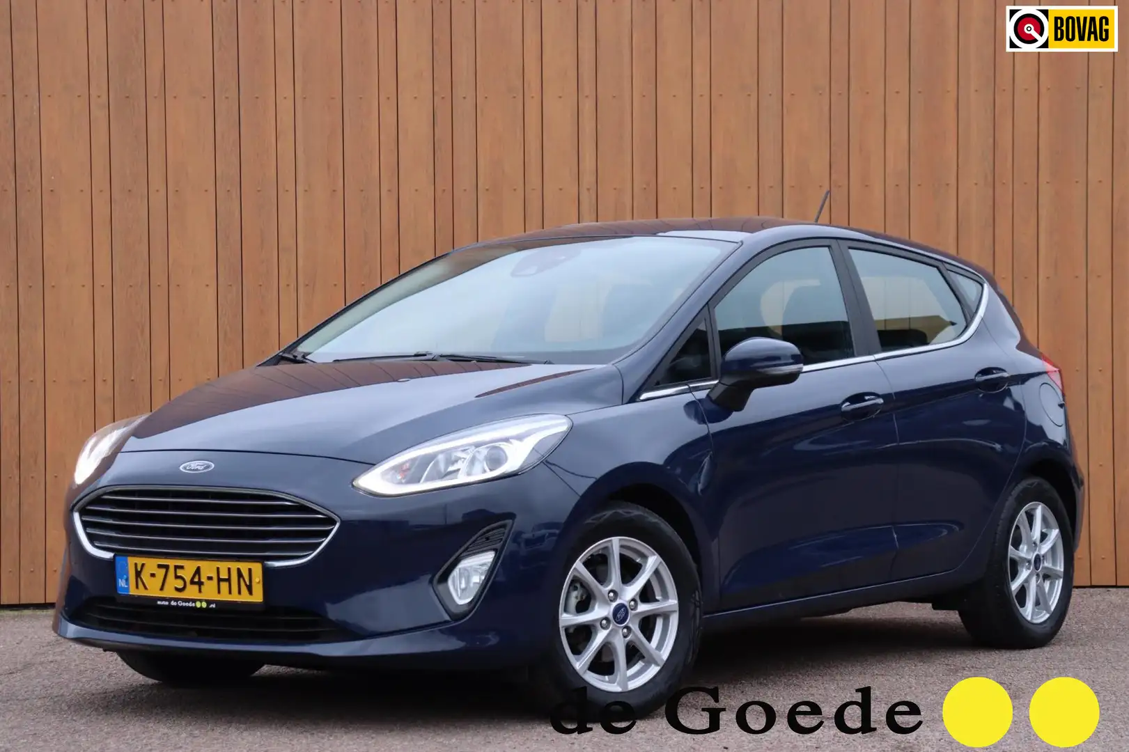 Ford Fiesta 1.0 EcoBoost Titanium org. NL-auto navigatie pdc Bleu - 1