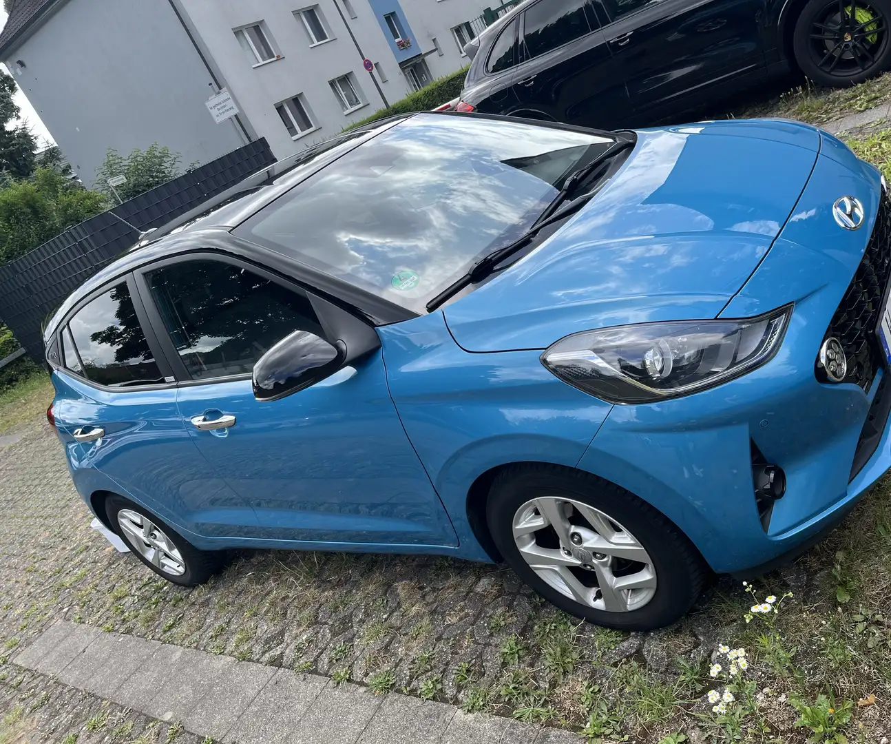 Hyundai i10 Top 1.2 Prime inkl. vorder Parksensoren Blau - 2