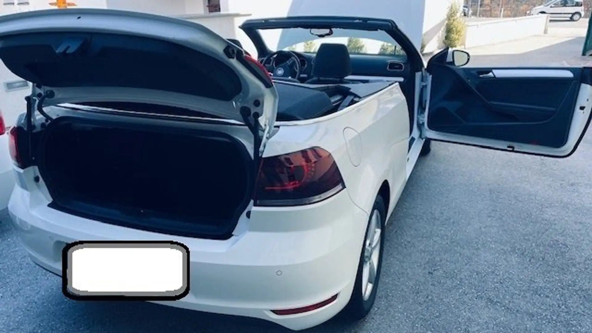 Volkswagen Golf Cabriolet Golf6 Cabrio 1,4 TSI    122 PS Weiß - 2