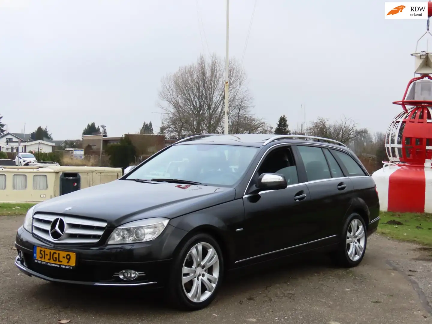 Mercedes-Benz C 180 Estate K Avantgarde *Dak *NieuwSubframe *Zeer nett Schwarz - 1