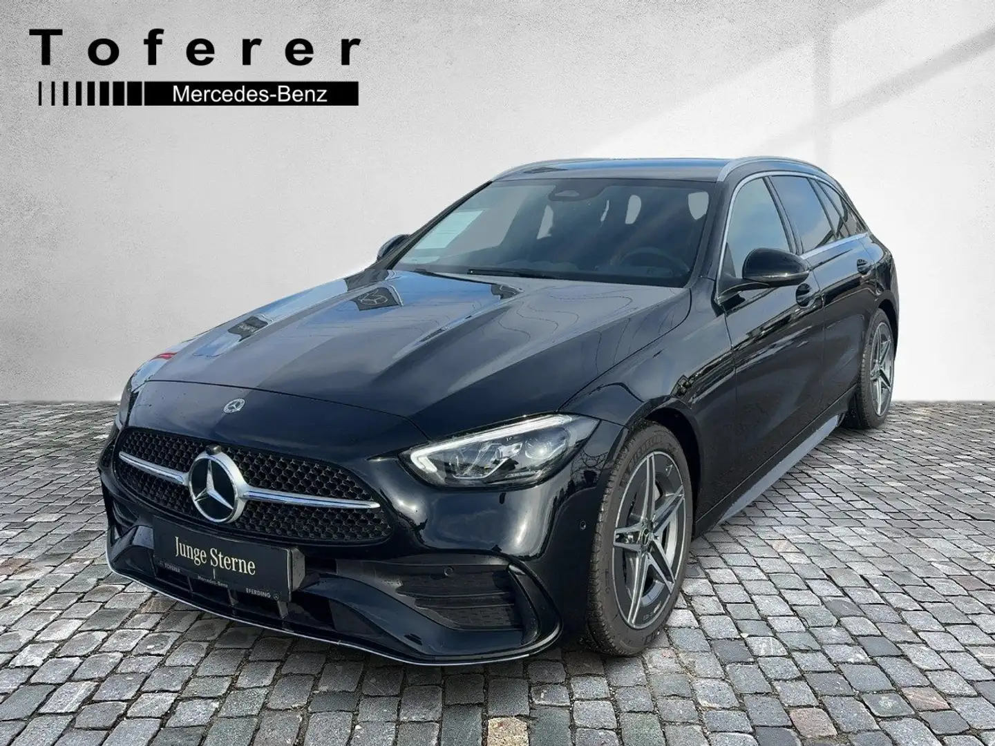 Mercedes-Benz C 200 d T-Modell Österreich-Edition PTS Shz LED Schwarz - 2