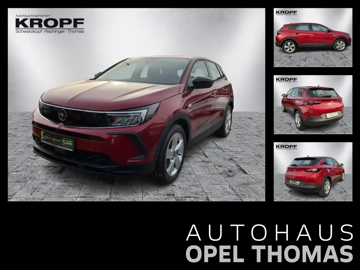 Opel Grandland 1.6 Turbo PHEV Hybrid Navi Rouge - 1
