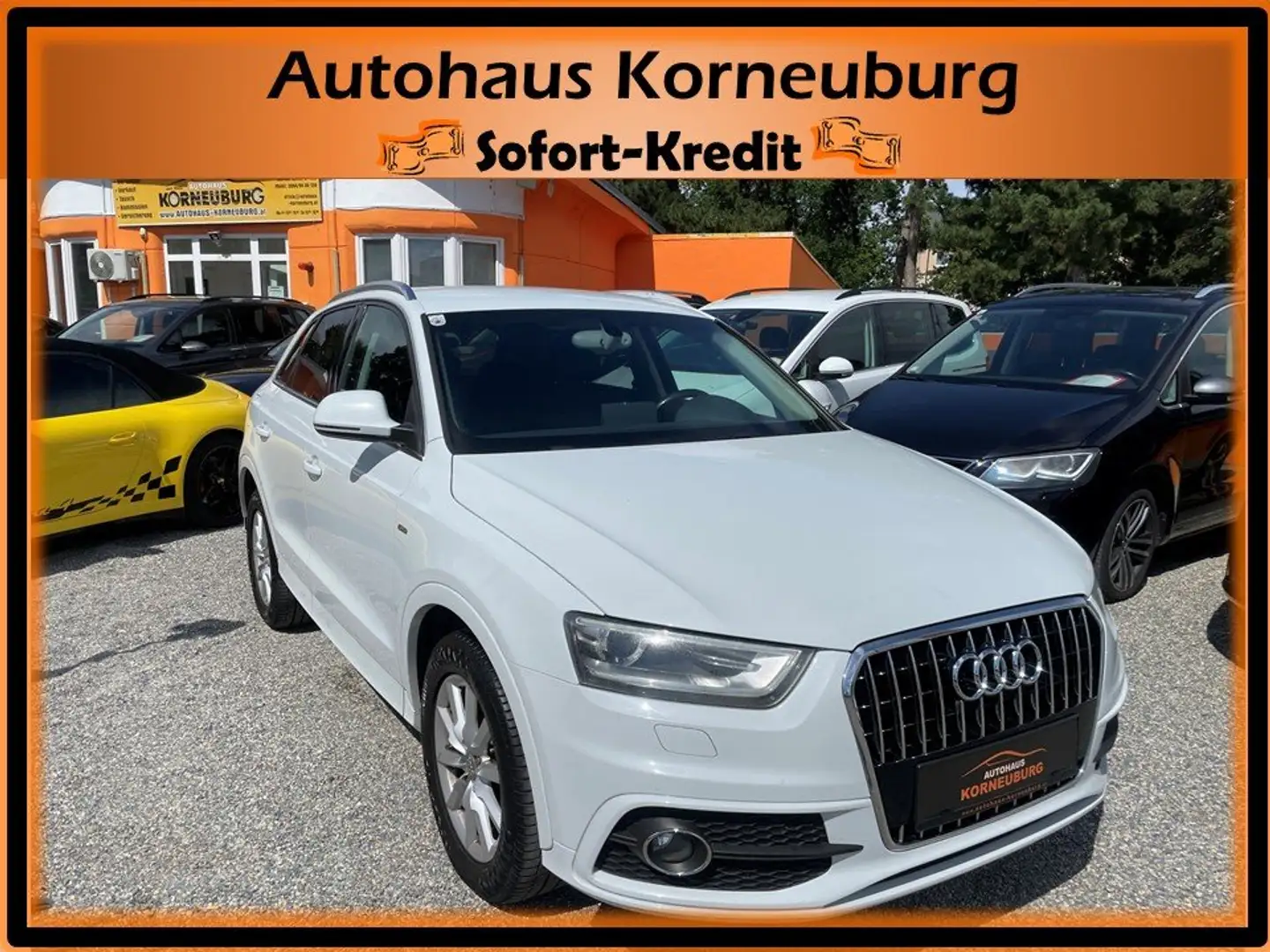 Audi Q3 2.0 TDI ///S-Line*1.Besitz*NAVI*KLIMA*PDC* Weiß - 1