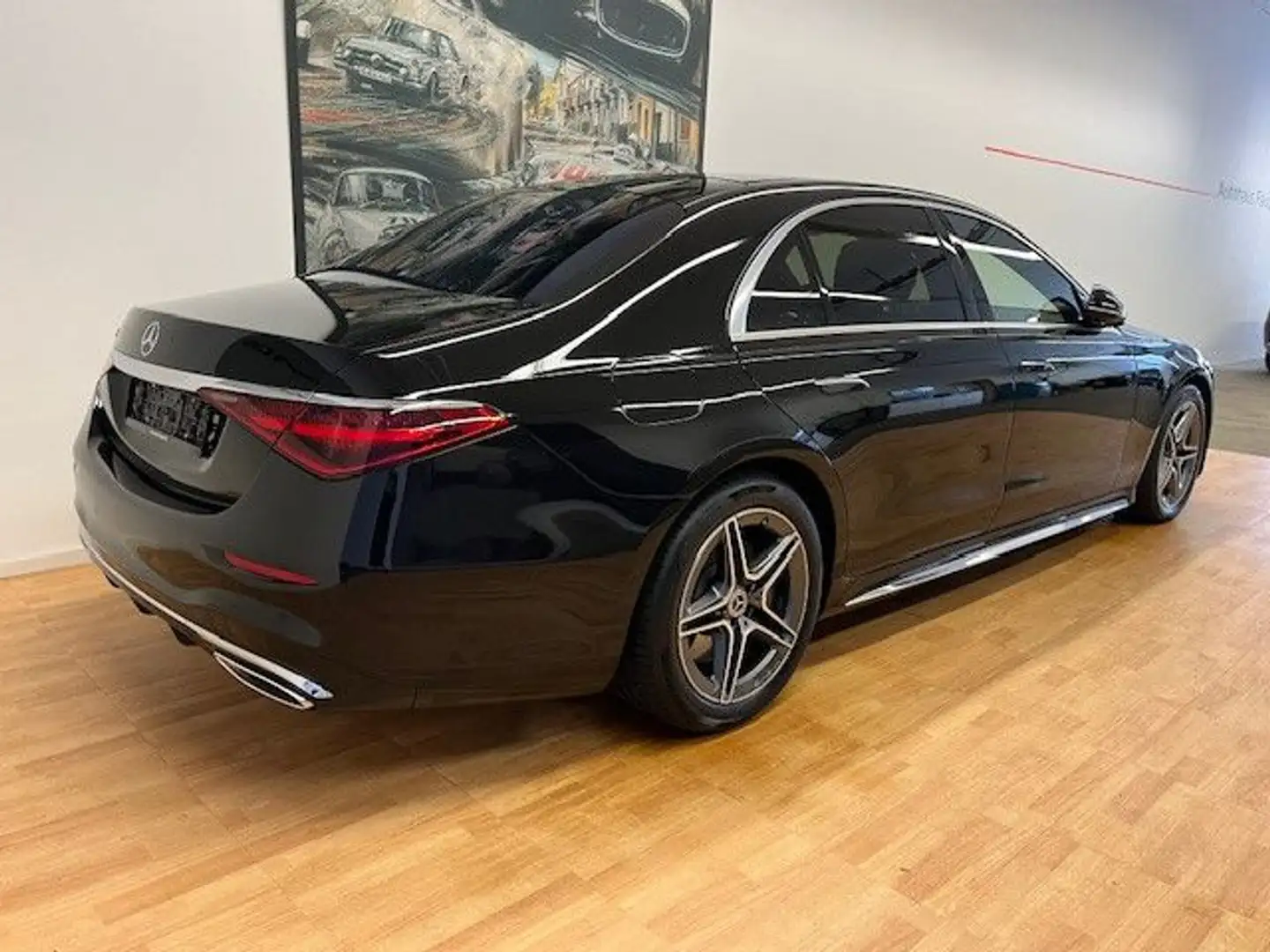 Mercedes-Benz S 580 e lang long AMG-Line Sound Pano Chauffeur Negru - 2
