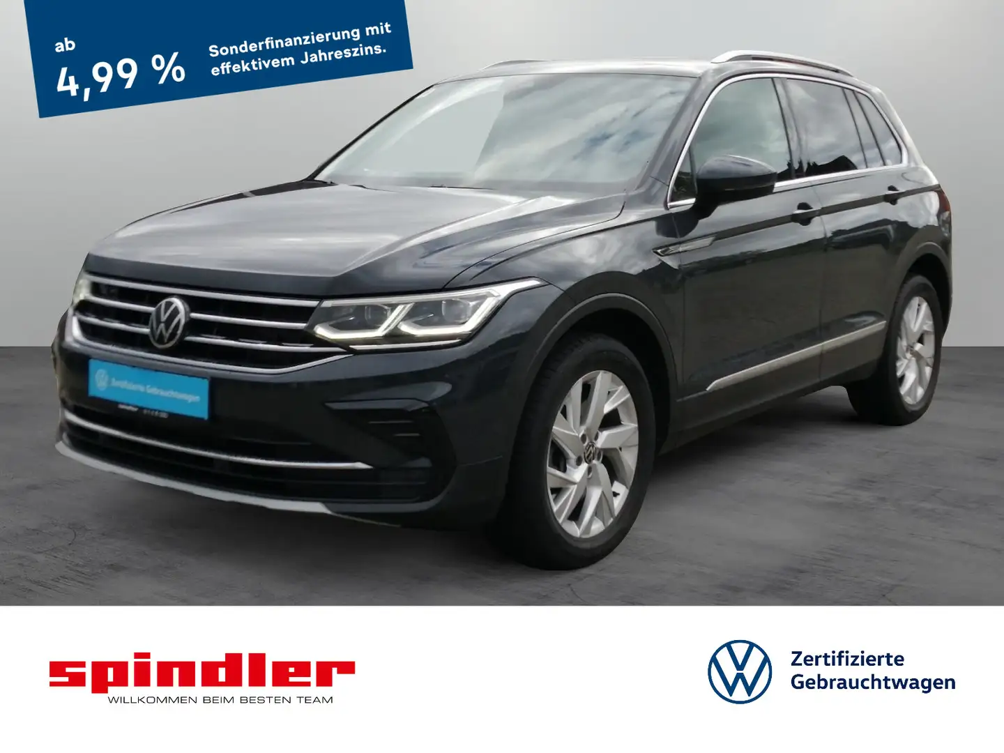 Volkswagen Tiguan Elegance DSG Sound IQLight Pano Standhzg Gris - 1
