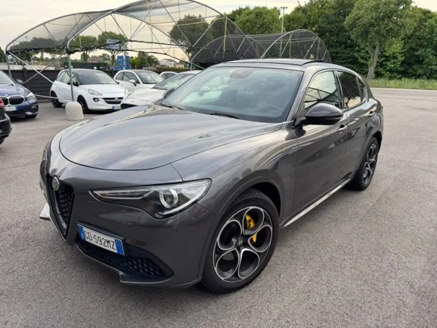 Alfa Romeo Stelvio 2.2 Turbodiesel 210 CV AT8 Q4 Veloce Tì Arancione - 1