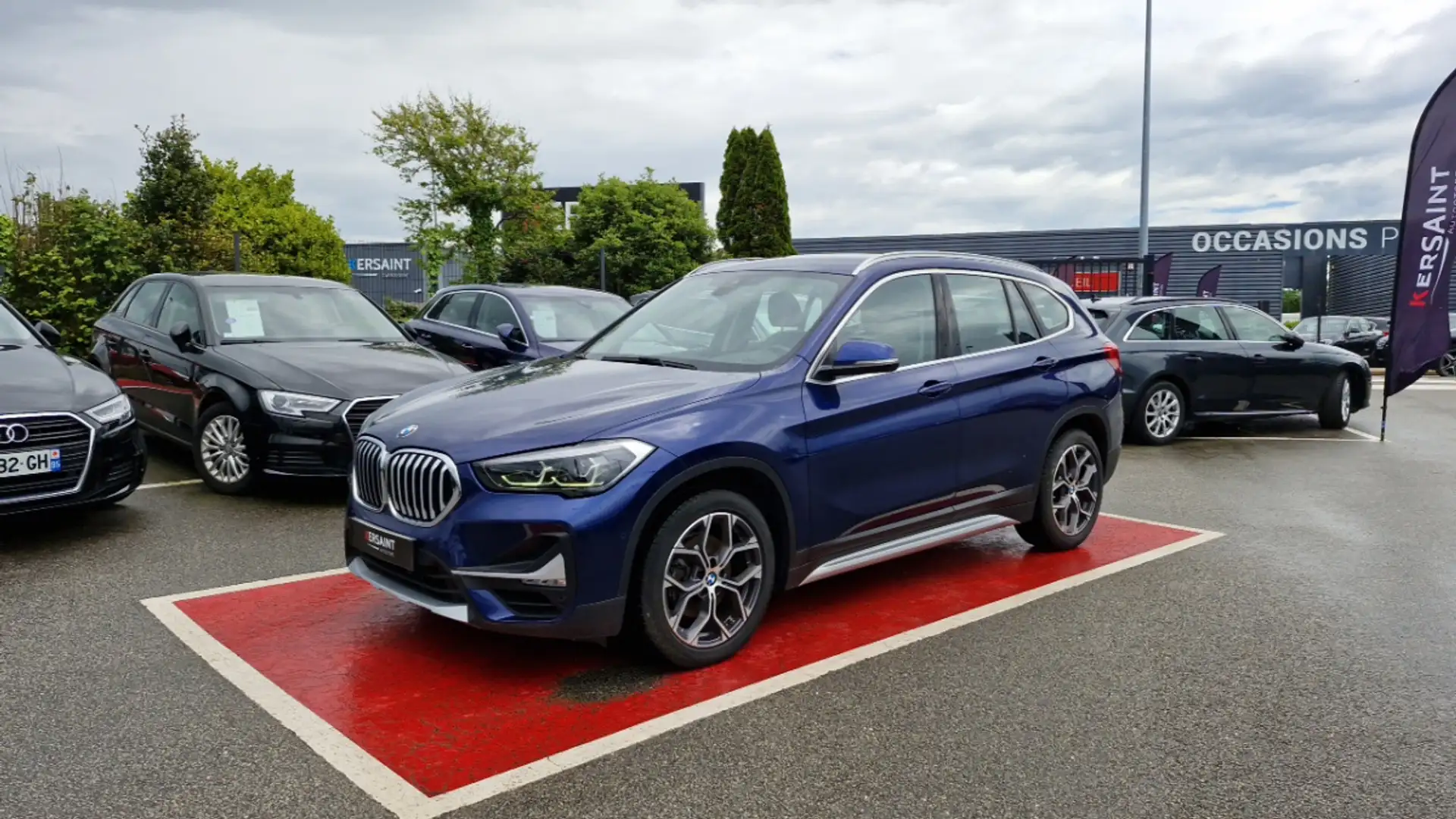 BMW X1 F48 LCI SDRIVE 18I 140 CH DKG7 XLINE Bleu - 1