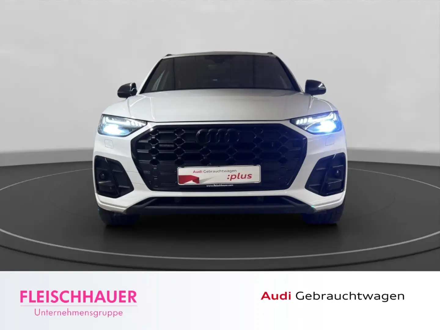 Audi Q5 S line 40 TDI quattro LED+PANO+RFK+HUD+AHK+LEDER+L Blanco - 2