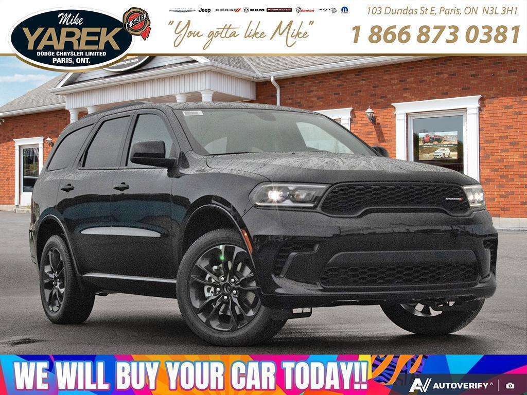 Black 2026 Dodge Durango SUV / Crossover All-Wheel Drive 8-Speed Automatic