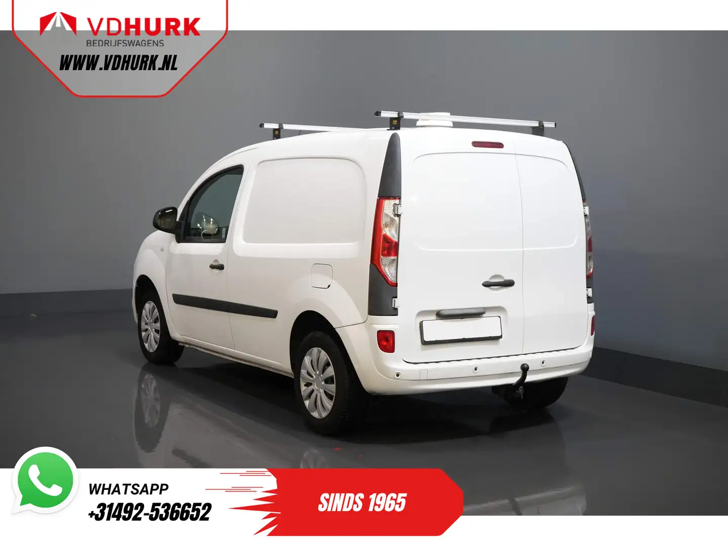 Renault Kangoo 1.5 dCi 75 pk E6 Navi/ PDC/ Cruise/ Trekhaak/ Airc Wit - 2