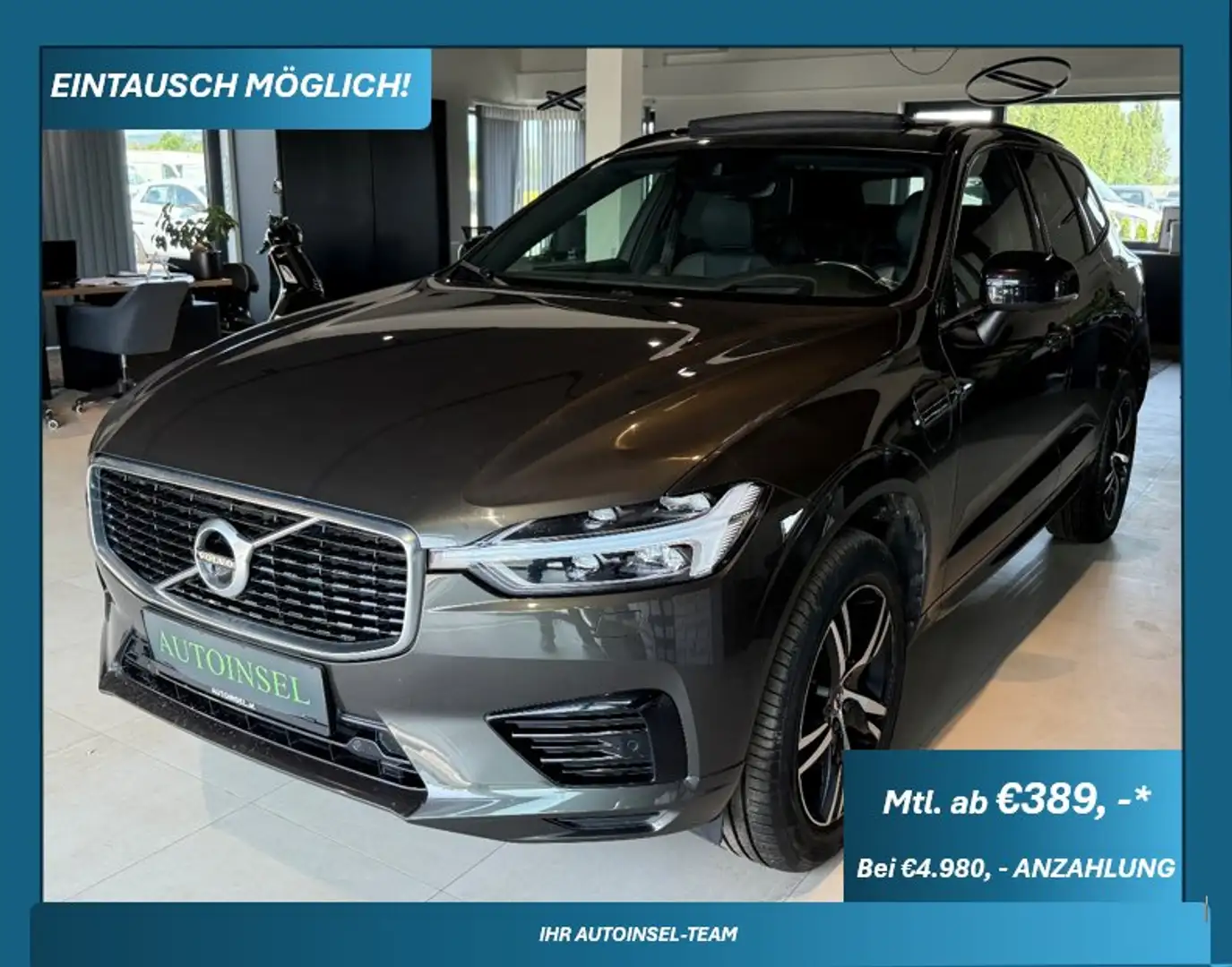 Volvo XC60 R Design Plug-In Hybrid AWD Grey - 1