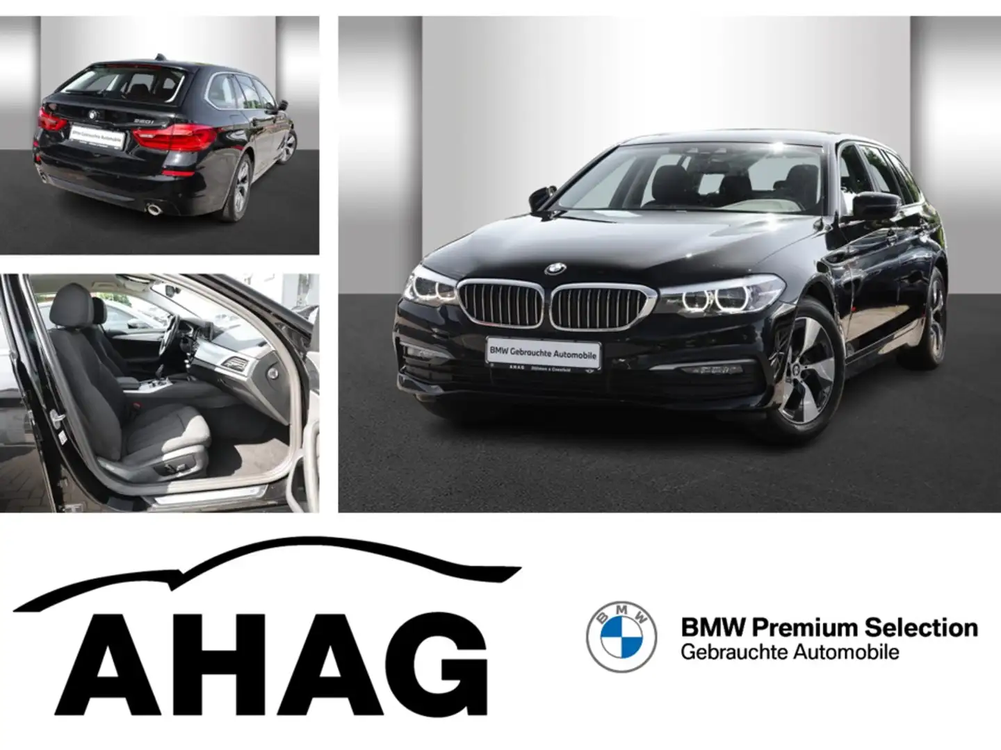 BMW 520 i Touring PDC Sitzhzg. 17" LED Navi Negro - 1