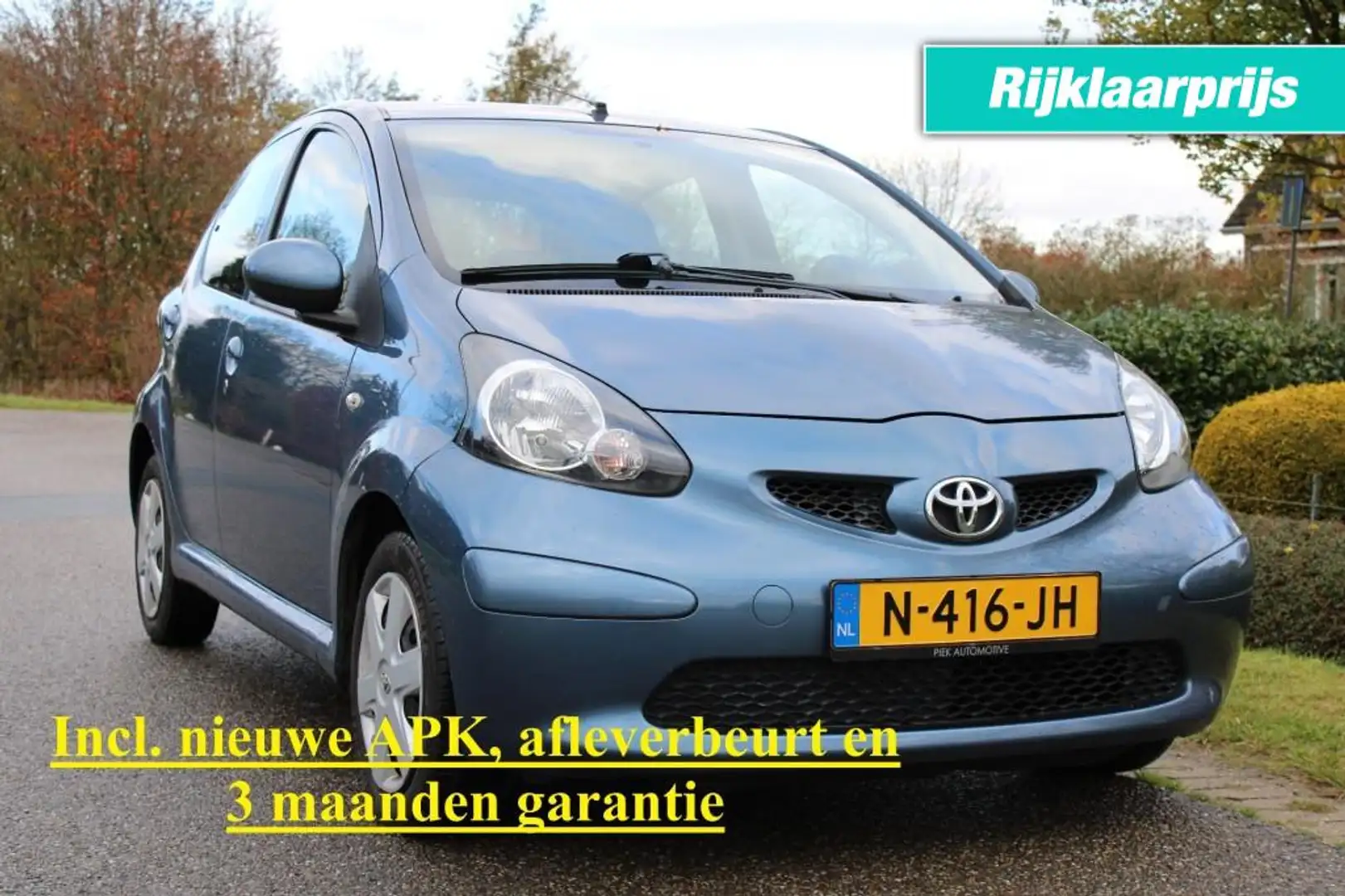 Toyota Aygo 1.0-12V + 68pk airco/el.pakket 5-deurs Blu/Azzurro - 1
