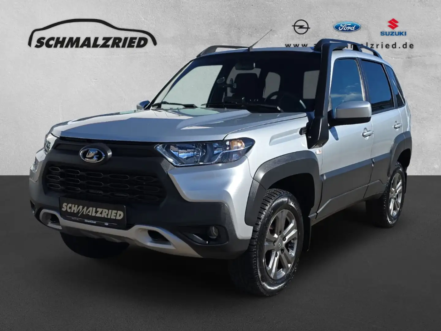 Lada Niva Travel AHK Sperrdiff. Rückfahrkam. Klima Allwetter Silber - 1