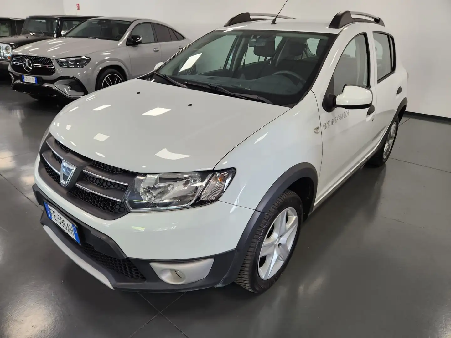 Dacia Sandero II 2013 Stepway Stepway 0.9 tce (prestige) s+UNICO Wit - 1