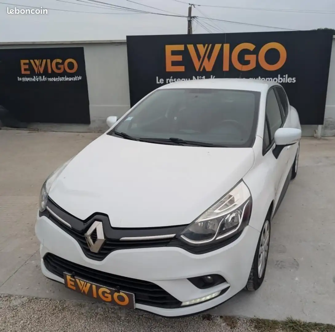 Renault Clio 1.5 DCI 75 ENERGY ZEN%2BGPS%2BBASS REFLEX%2BDISTRI FAITE Blanc - 1