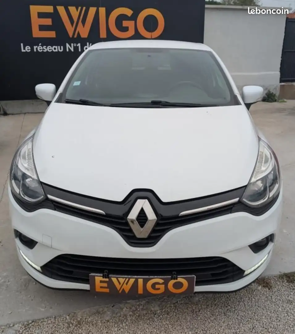 Renault Clio 1.5 DCI 75 ENERGY ZEN%2BGPS%2BBASS REFLEX%2BDISTRI FAITE Blanc - 2