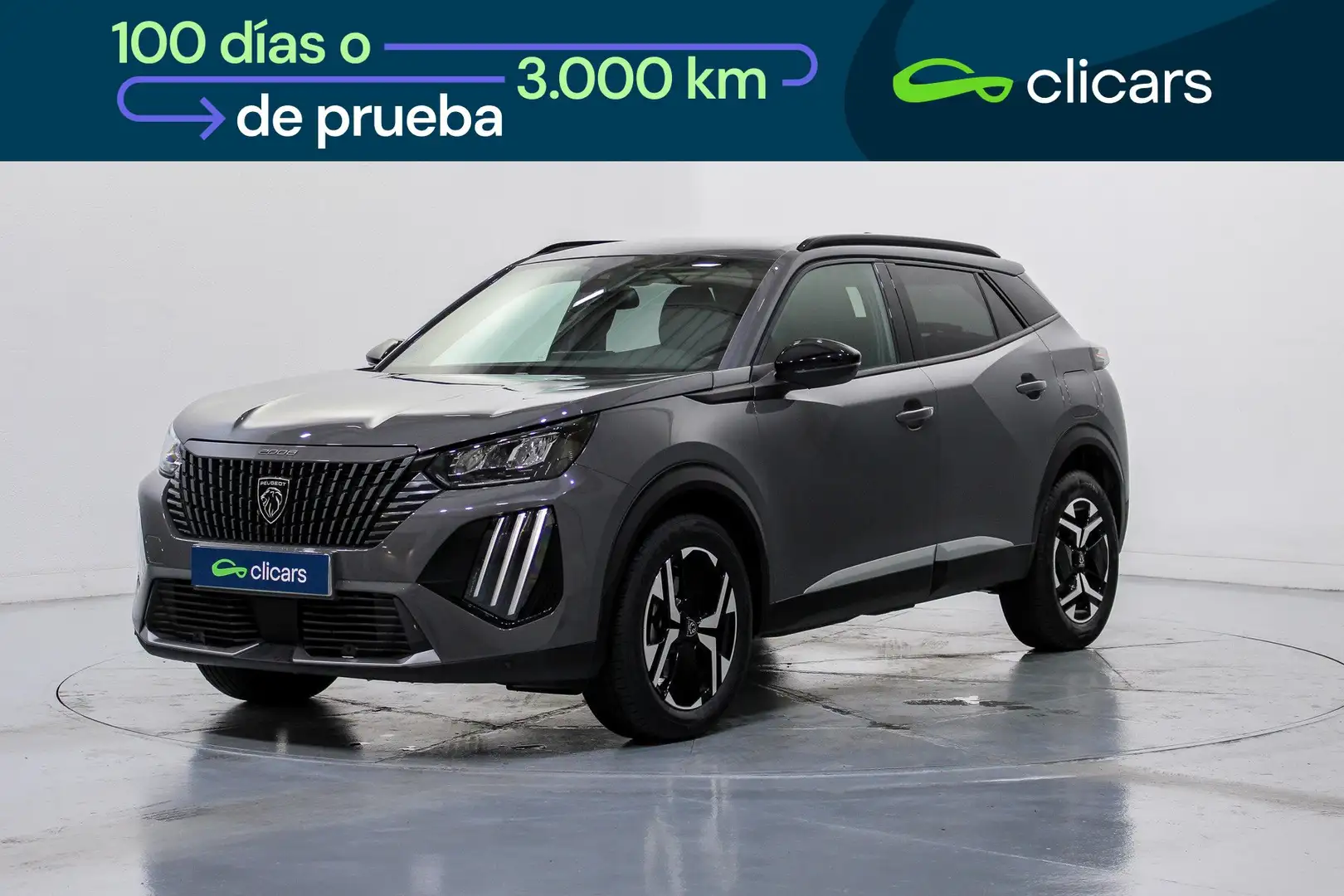 Peugeot 2008 Hybrid Allure Plus eDCS6 145 Gris - 1