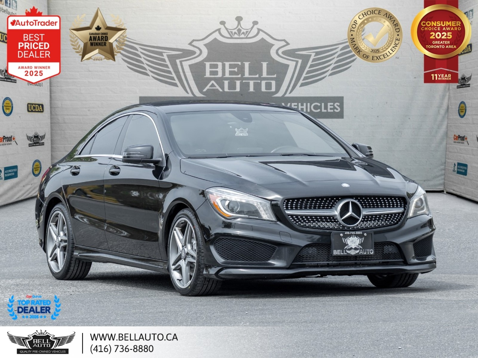2015 Mercedes-Benz CLA 250 | AMGPKG | NAVI | B.CAM | LTHR | NOACCIDENT