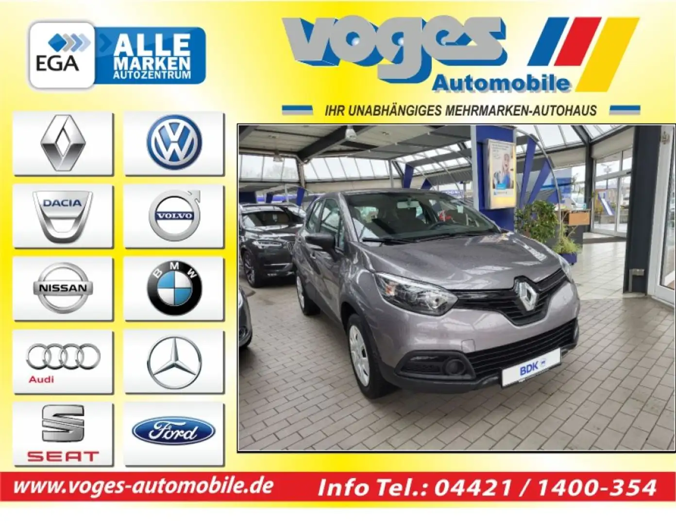 Renault Captur ENERGY TCe  +AHK+ Klima+GJR Grau - 1