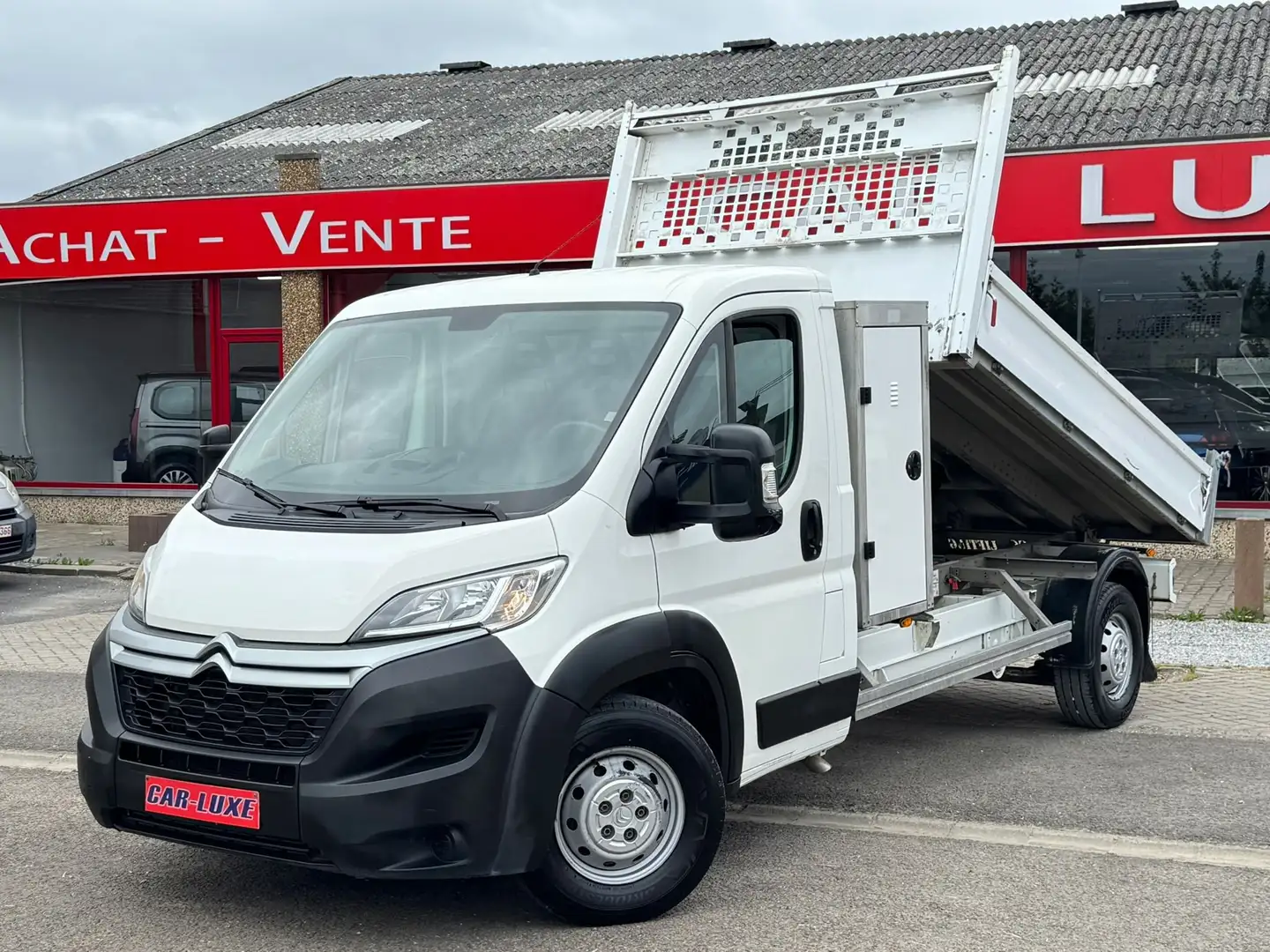 Peugeot Boxer L3H2 PLATEAU BASCULANT ELECTRIQUE 3PLACES Blanc - 1