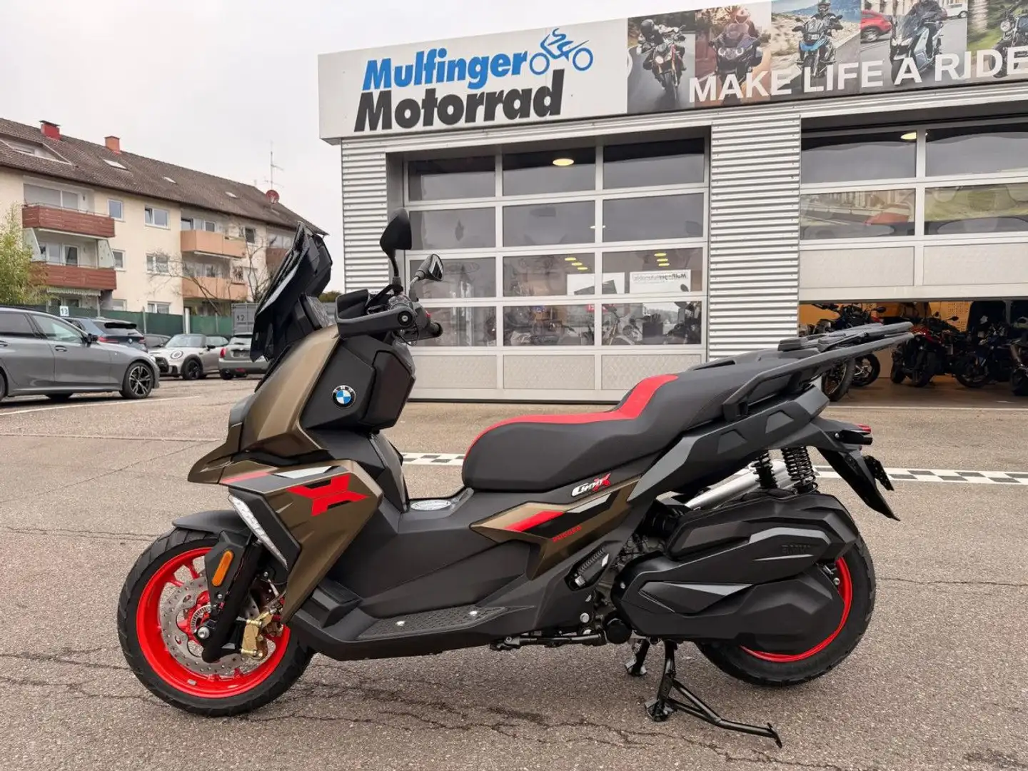 BMW C 400 X Style Rugged Heizgriffe Sitzhzg. Keyless Bronze - 2