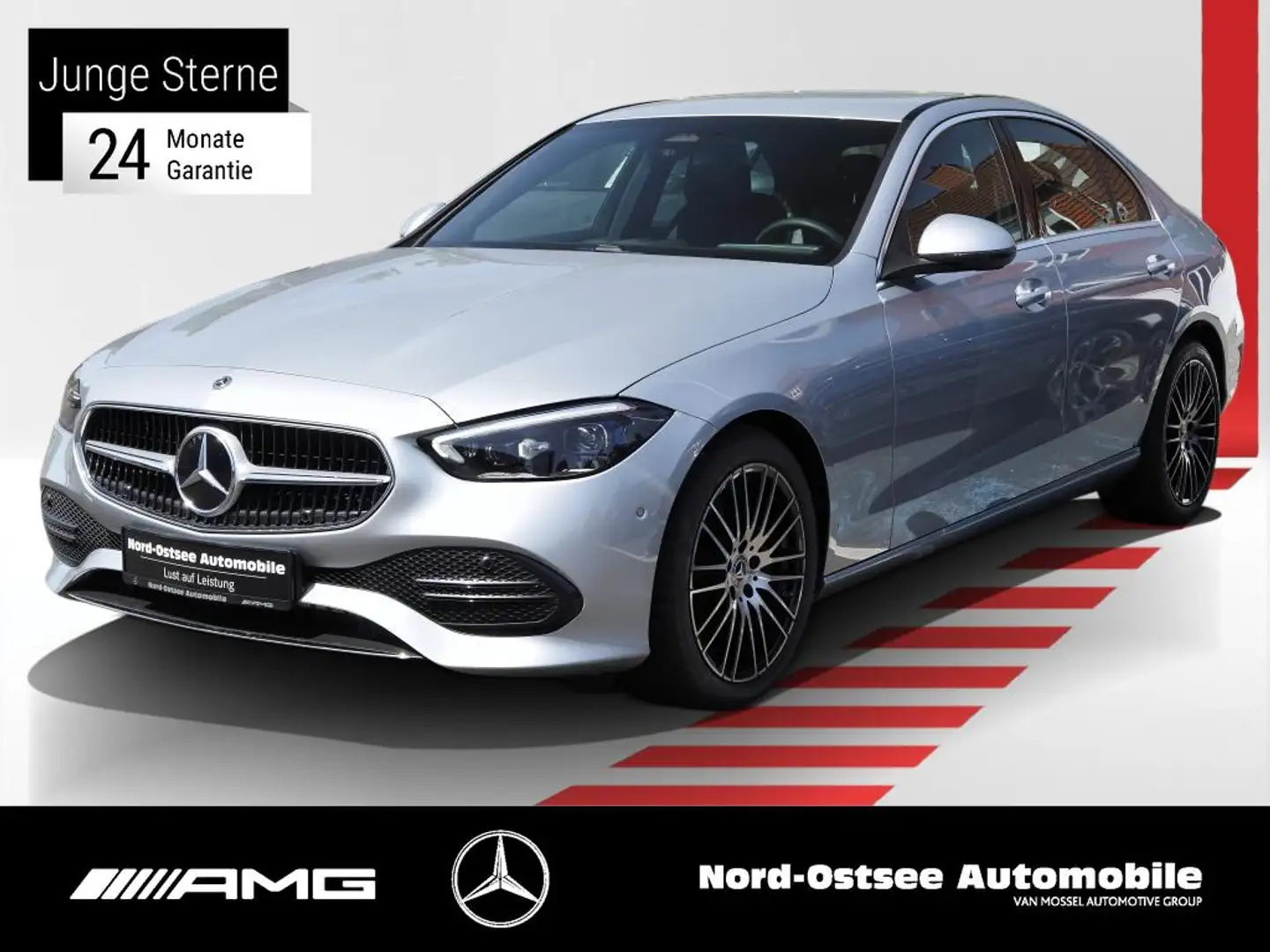 Mercedes-Benz C 200 d AVANTGARDE DISTRO MEMORY DIGITAL LIGHT Silber - 1