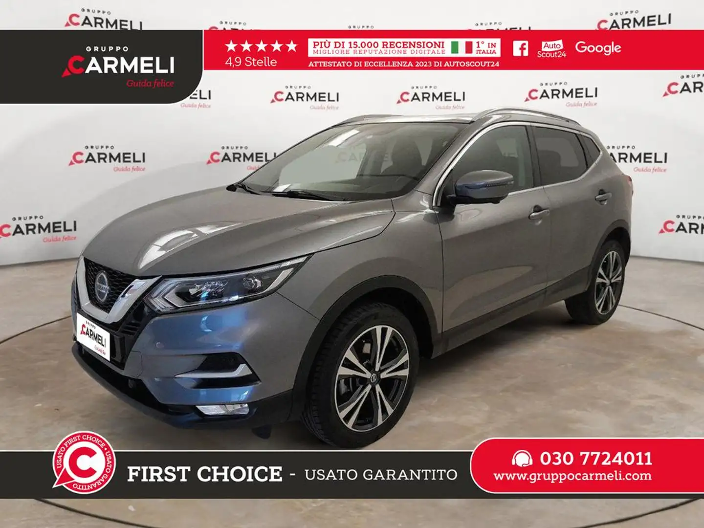 Nissan Qashqai 1.5 dci N-Connecta 110cv Grigio - 1