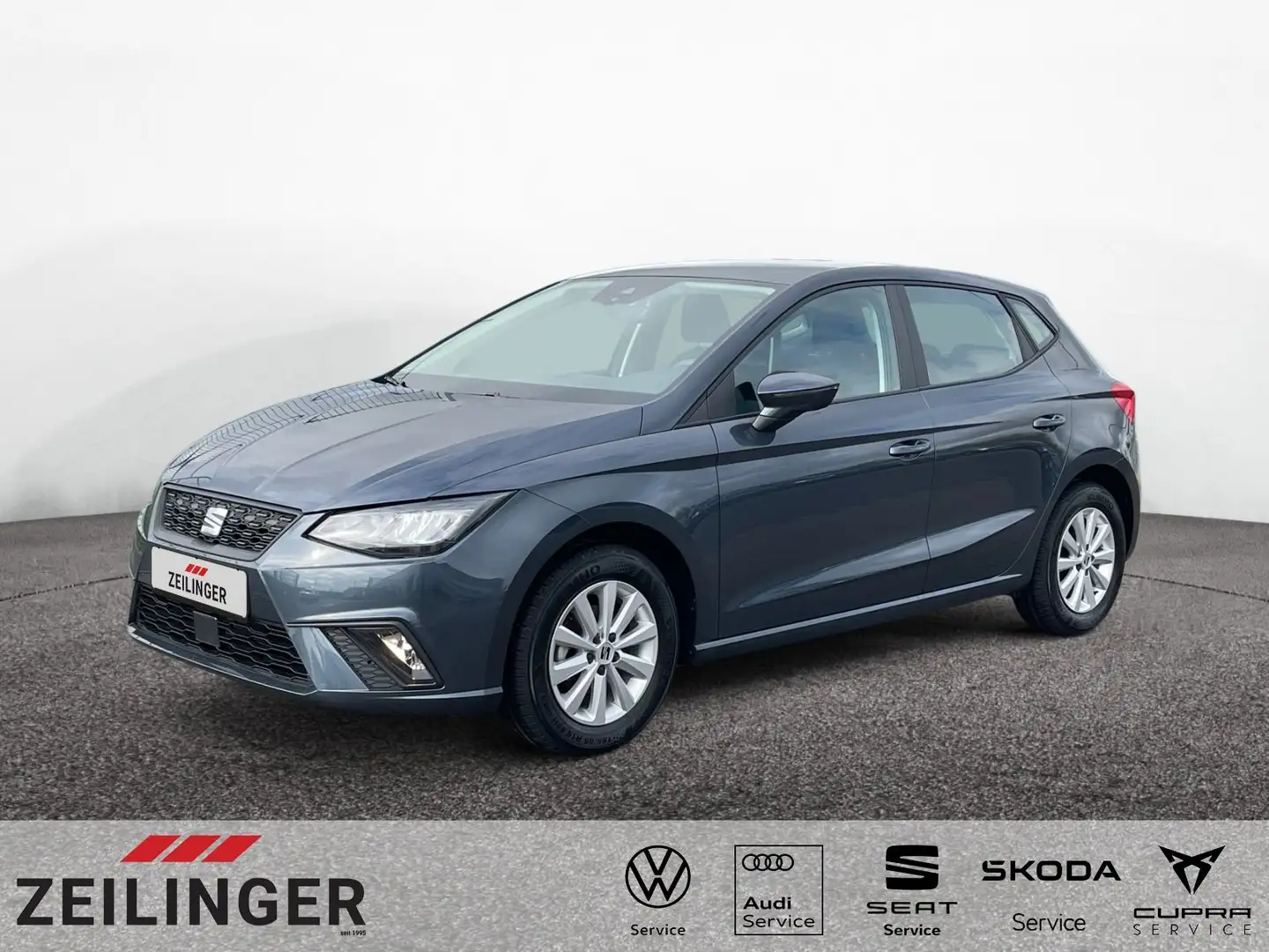 SEAT Ibiza Reference 1.0|5-J-GAR|FULL LINK|SHZ|GRA Grau - 1