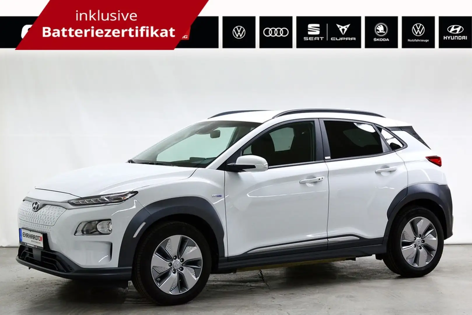 Hyundai KONA Elektro 39 kWh Advantage NAV*SHZ*PDC*TEMPO*KREL... Weiß - 1