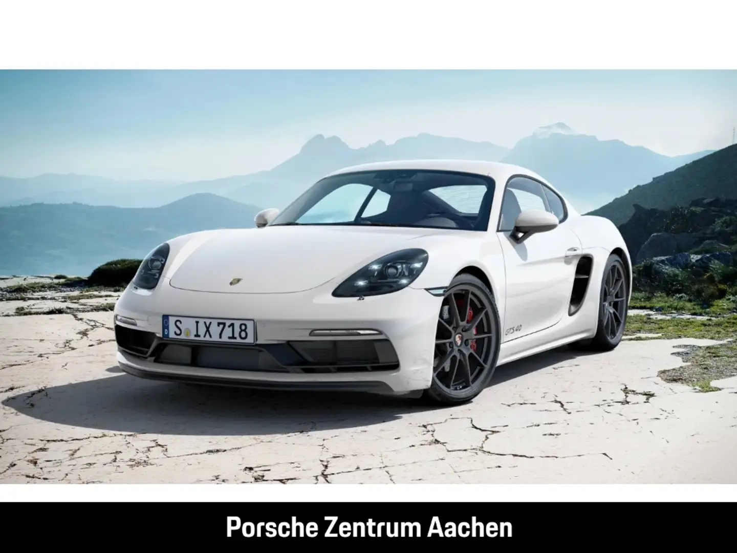 Porsche Cayman 718 GTS 4.0 Blanc - 1
