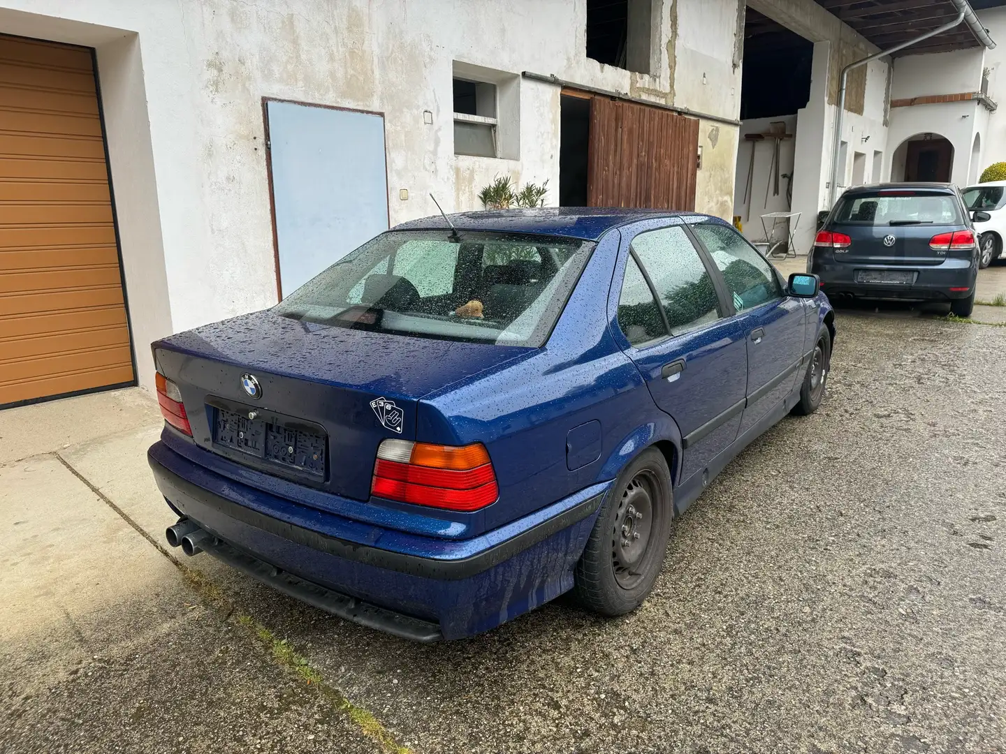 BMW 320 E36 320i Bleu - 2