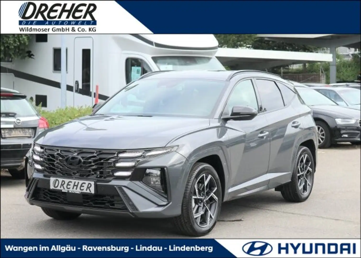 Hyundai TUCSON TUCSON TOP DEAL N-LINE / Navi /PDC/Rü-Kamera Grijs - 1