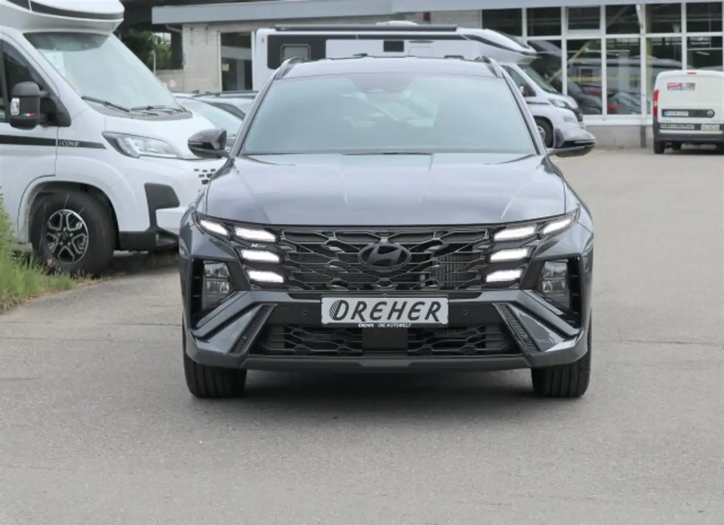 Hyundai TUCSON TUCSON TOP DEAL N-LINE / Navi /PDC/Rü-Kamera Grijs - 2