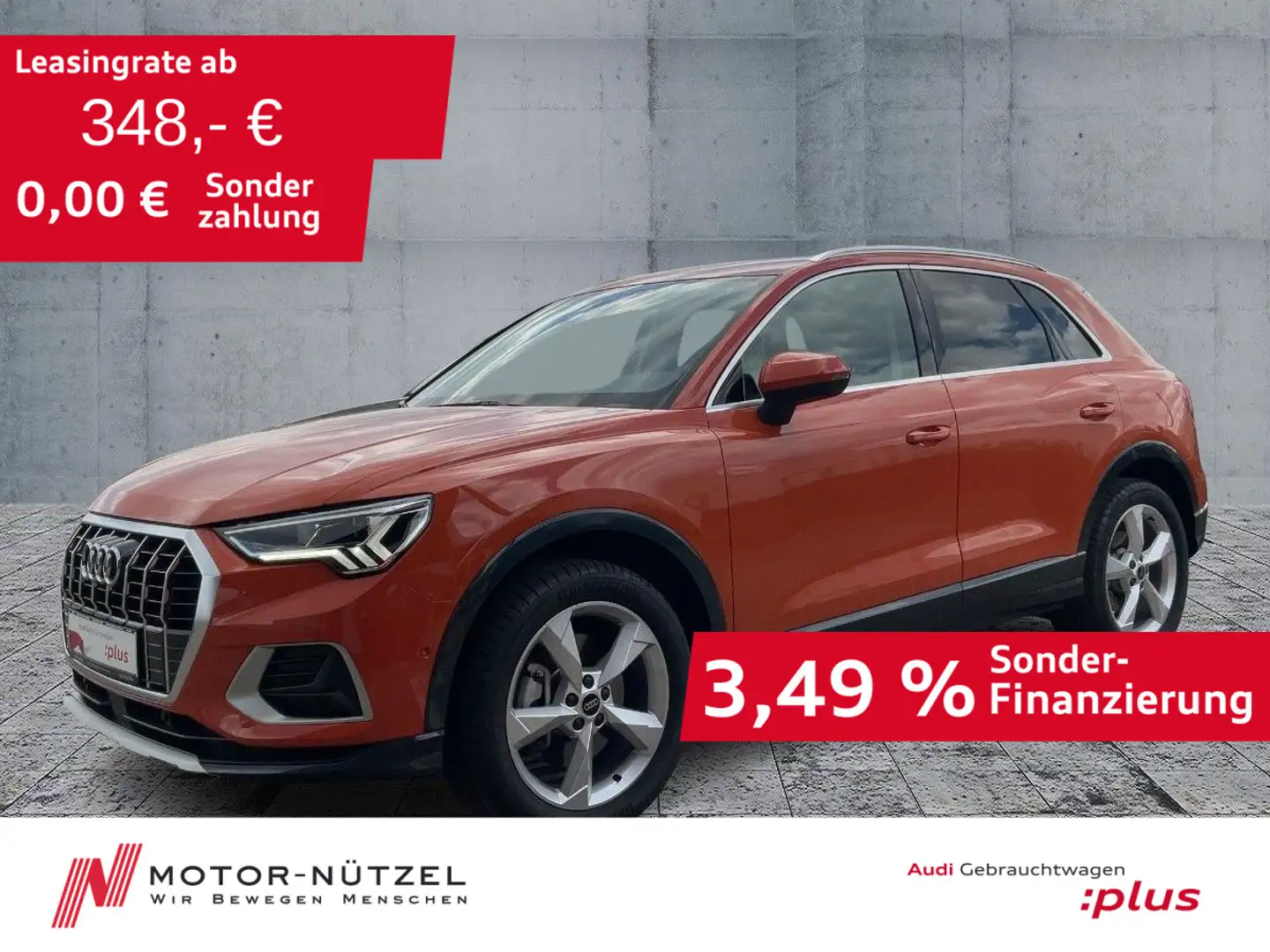 Audi Q3 40 TFSI QU S-TR ADVANCED LED+NAV +PDC+ACC+AHK Orange - 1