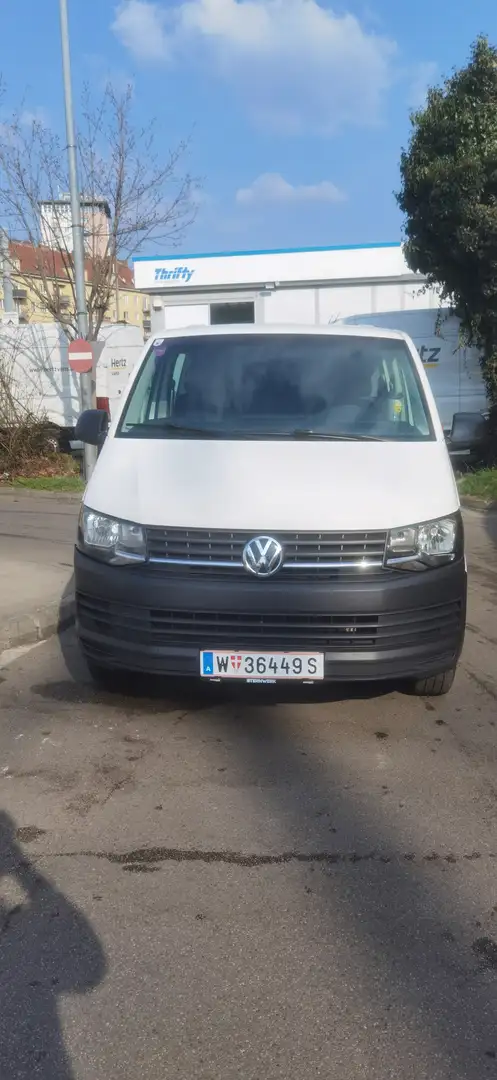 Volkswagen T6 Transporter Langer Radstand Halbkasten Transporter / Kastenwagen Weiß - 2