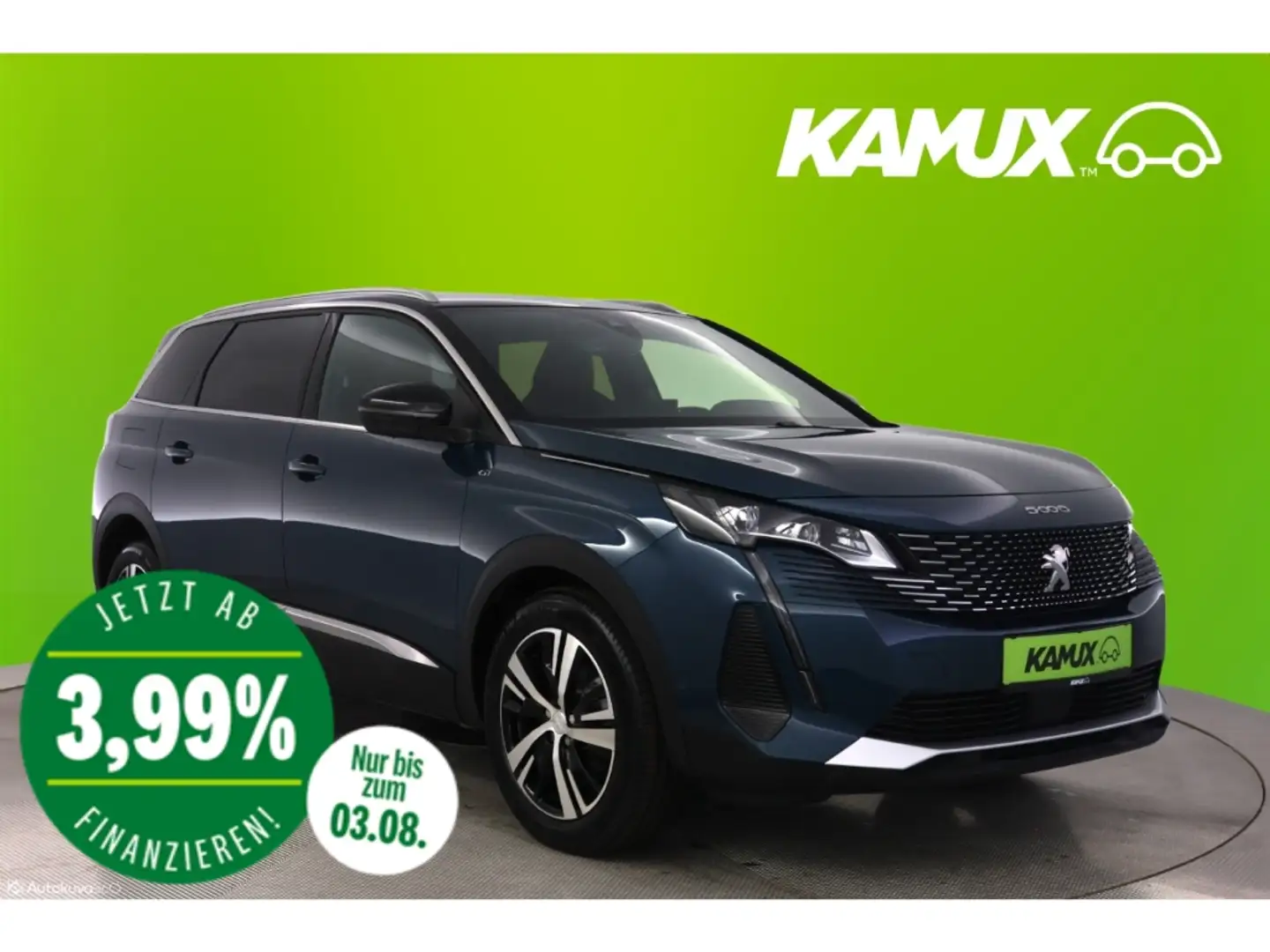 Peugeot 5008 1.2PureTech Aut.GT+LED+NAVI+VIRTUAL+7-SITZE Bleu - 1