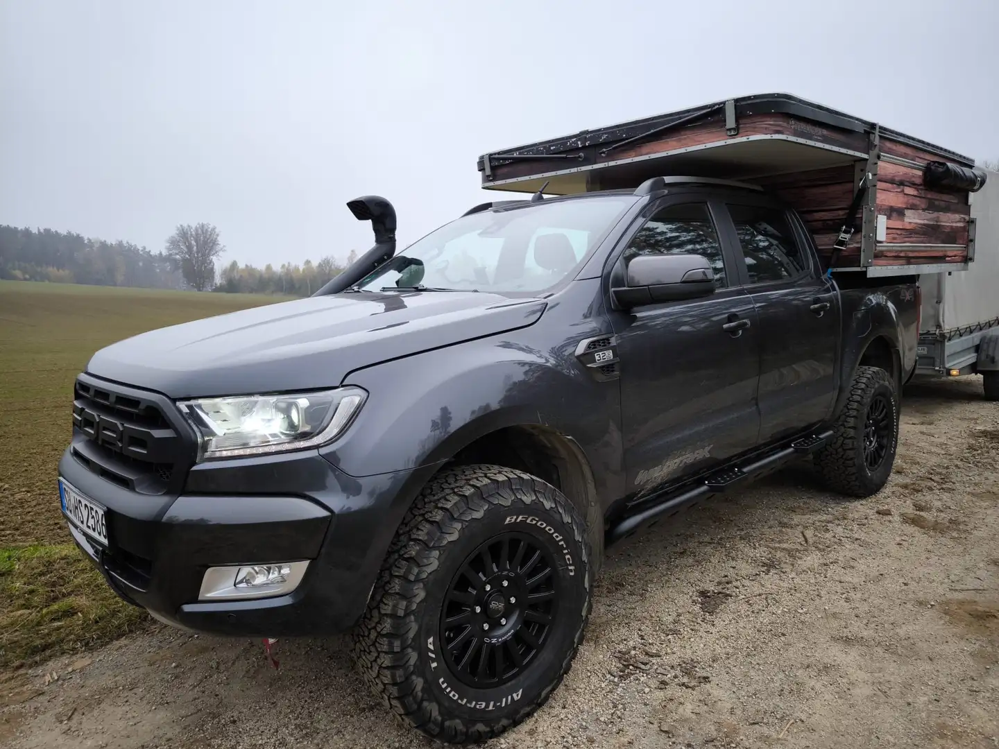 Ford Ranger Wildtrak 3,2l Camper Wohnkabine Overlander Grau - 1