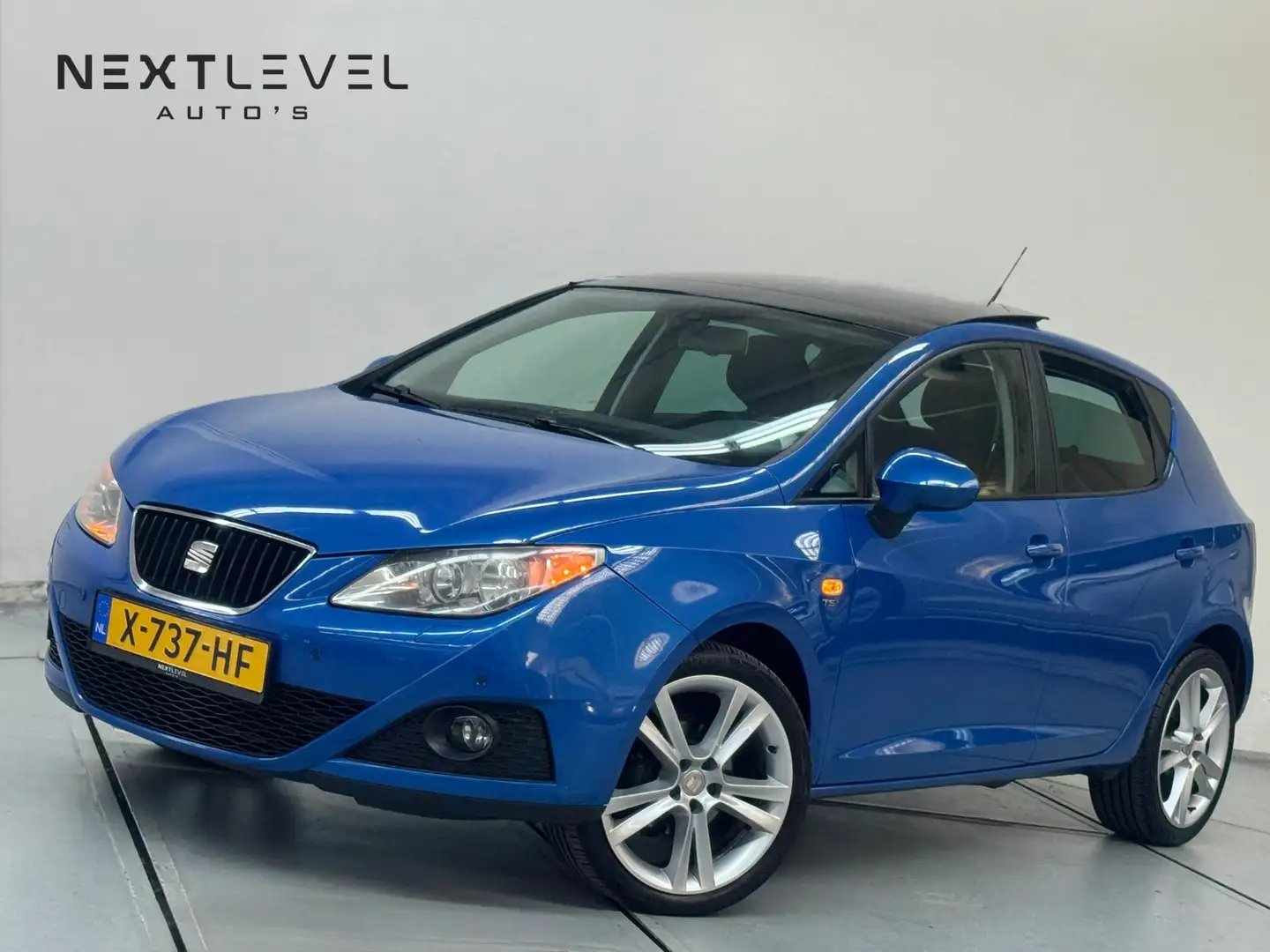 SEAT Ibiza 1.2 TSI Sport AUT PANO NIEUWE KETTING CLIMATE STOE Blauw - 1