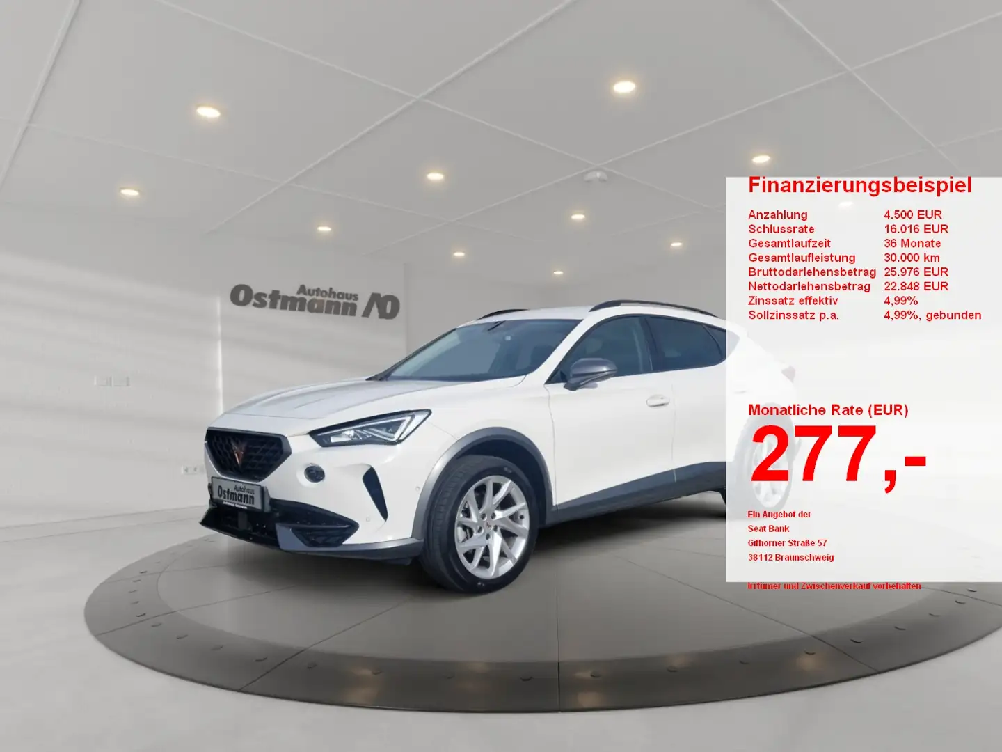 CUPRA Formentor 1.5 TSI ACC AUT DynLicht Fernlichtass. Weiß - 1