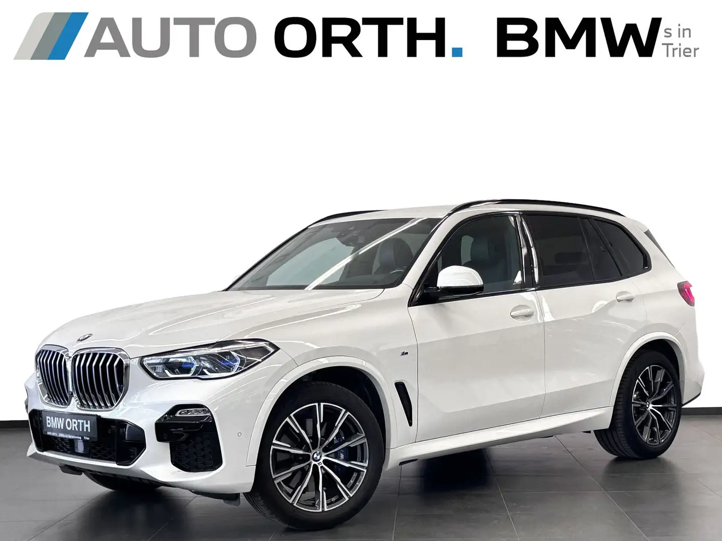 BMW X5 xDrive30d M-SPORT LEDER HUD LASER ACC CAM AHK Weiß - 1