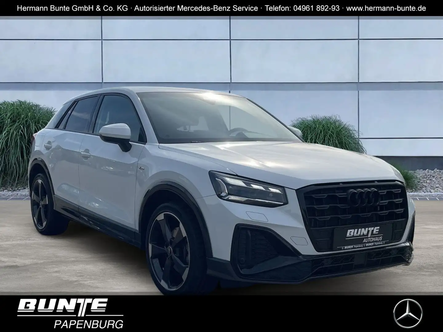 Audi Q2 35 TFSI S LINE/MATRIX-LED/AHK/MMI PLUS/ACC Navi Blanc - 1