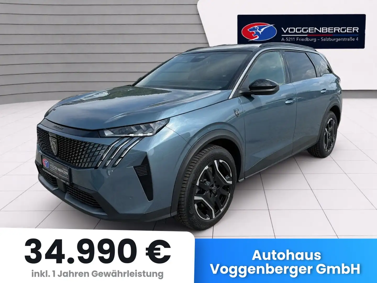 Peugeot 5008 5008 Hybrid 145 e-DCS6 GT Grün - 1