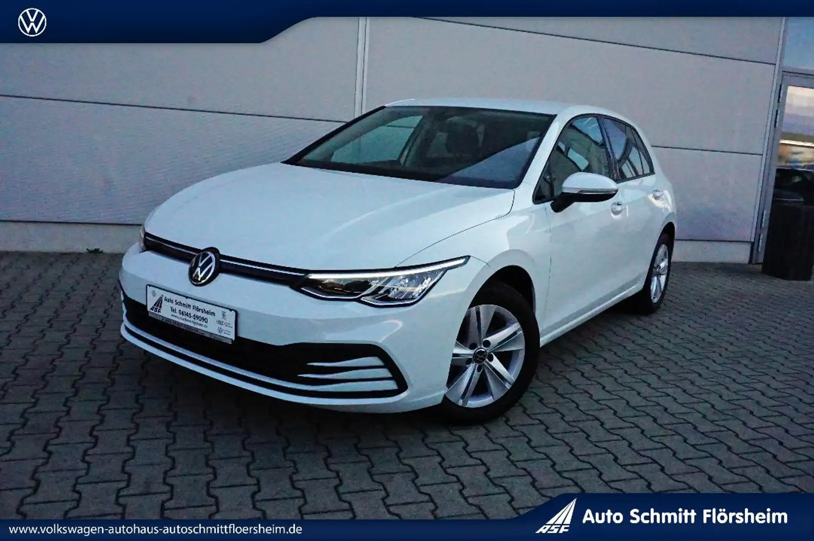 Volkswagen Golf Life 1.5 TSI 6-Gang Navi,LED,ACC,Clima,Sihz Weiß - 1