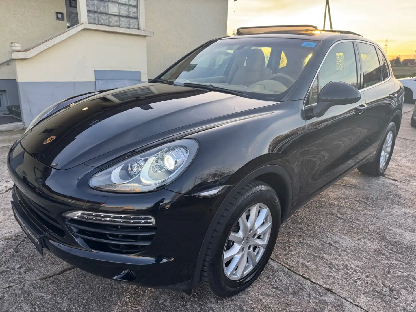 Porsche Cayenne Diesel 3.0*PANO*PDLS*1.HAND* Schwarz - 1