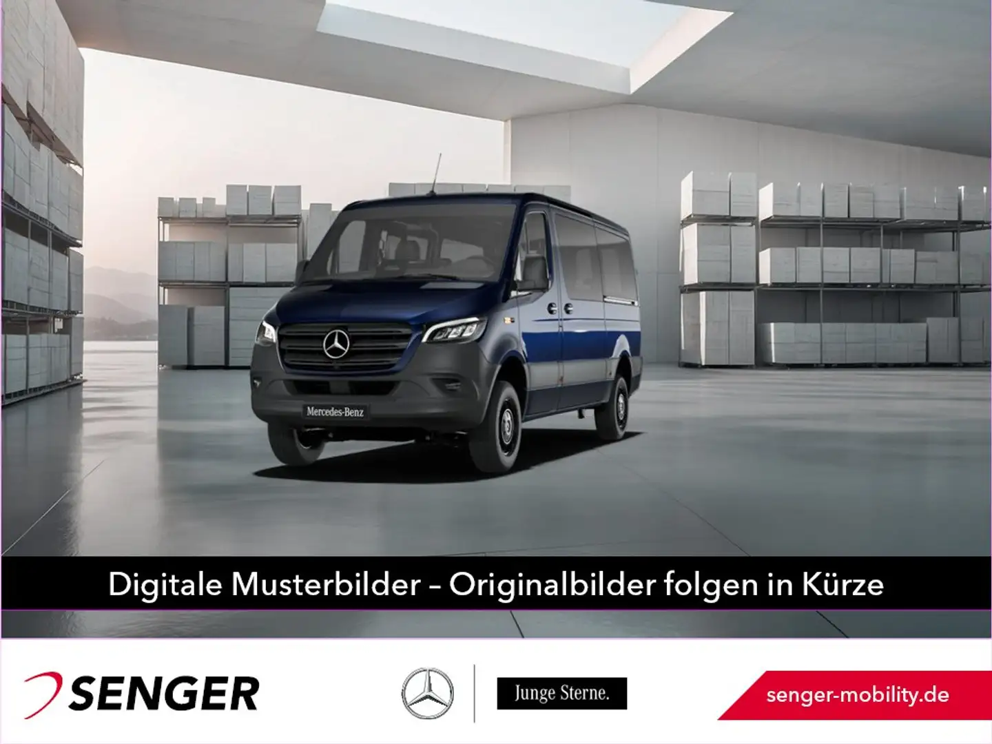 Mercedes-Benz Sprinter 319 CDI Tourer 4x4 L2H1 Standhz 360° 9G Blau - 1