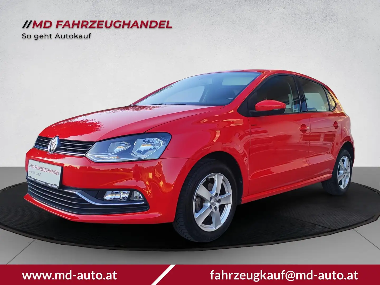 Volkswagen Polo 1.0 Comfortline BlueMotion Tech 44 kW (60 PS), ... Rot - 1