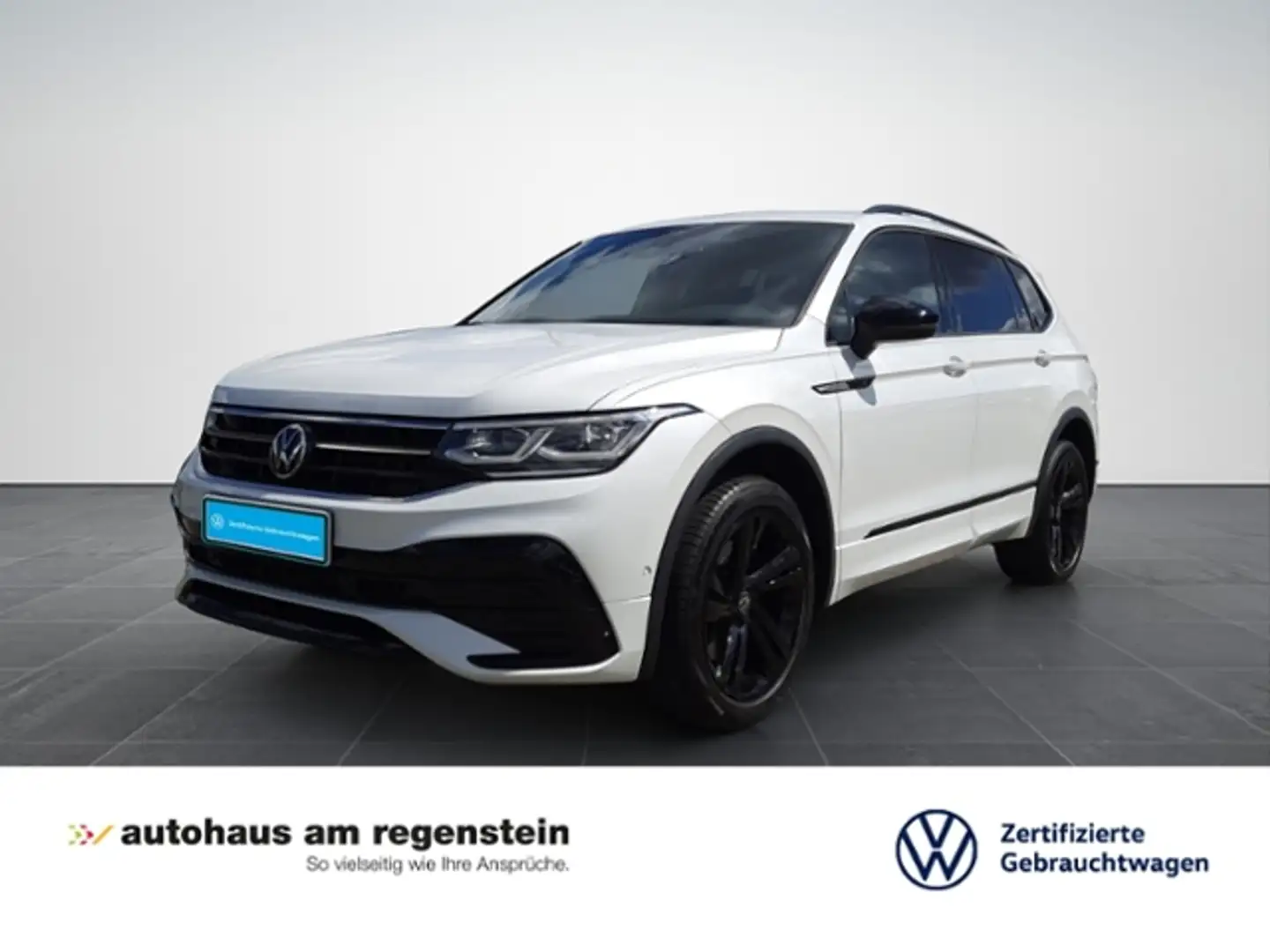 Volkswagen Tiguan Allspace 2.0 4M Matrix/AHK/Kamera Weiß - 1