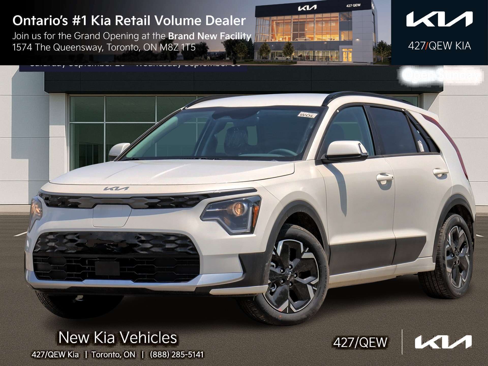 White 2026 Kia Niro EV SUV / Crossover  Automatic